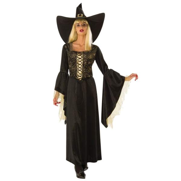 Bristol Novelty Witch Web Costume Dress (S)