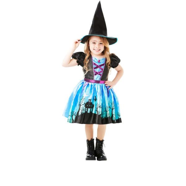 Bristol Novelty Kids Moonlight Witch Costume (3-4 Years)