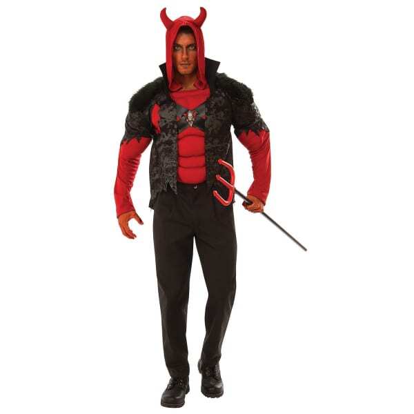 Bristol Novelty Mens Devil Halloween Costume (XL)