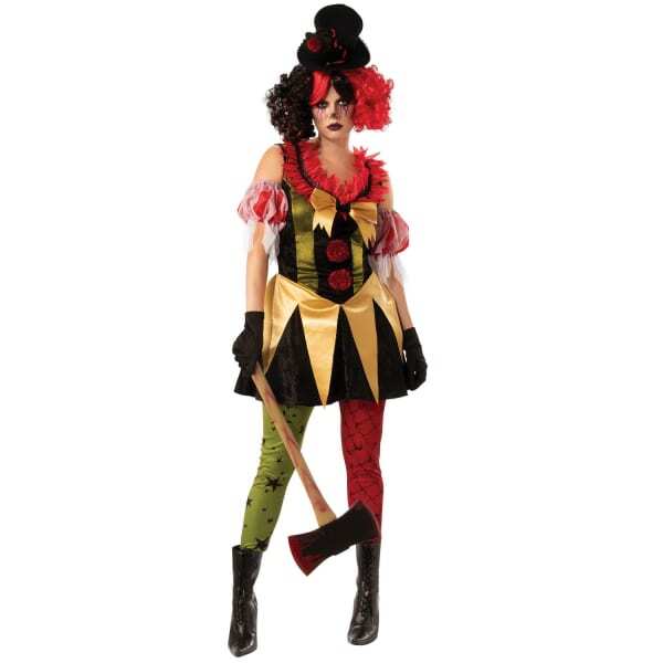 Bristol Novelty Womens Evil Clown Costume (S)