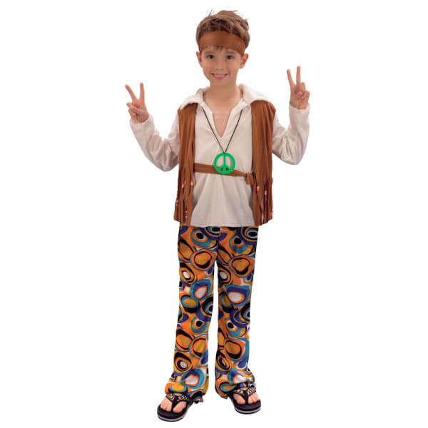 Bristol Novelty Boys Hippy Costume (M)