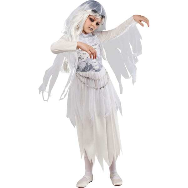 Bristol Novelty Kids Ghostly Girl Costume (3-4 Years)