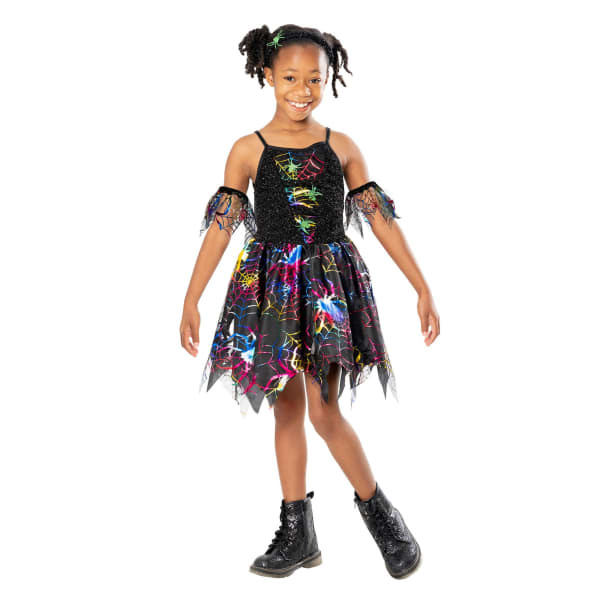 Bristol Novelty Girls Spider Costume (5-6 Years)