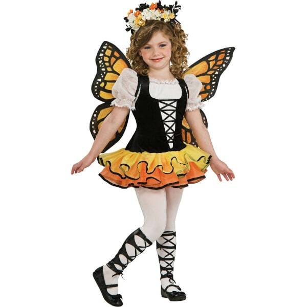 Bristol Novelty Girls Monarch Butterfly Costume (3-4 Years)