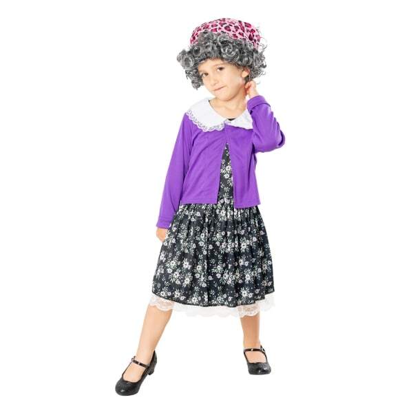 Bristol Novelty Girls Little Old Lady Costume (1-2 Years)