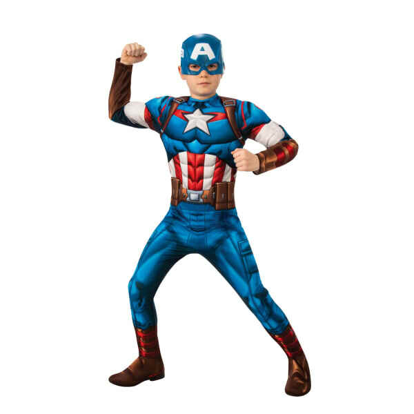 Avengers Kids Captain America Costume Set (7-8 Years)