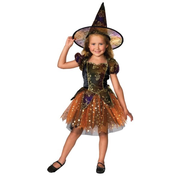 Bristol Novelty Girls Witch Costume (3-4 Years)