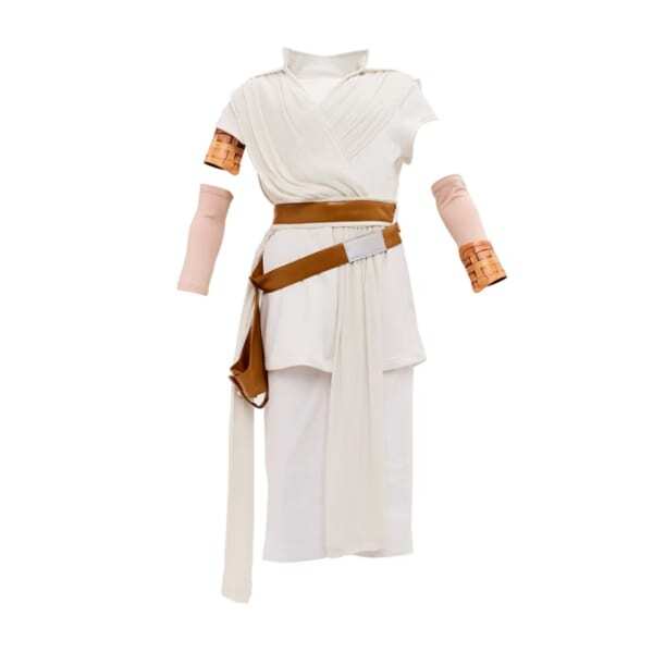 Star Wars Girls Deluxe Rey Suede Costume (5-6 Years)