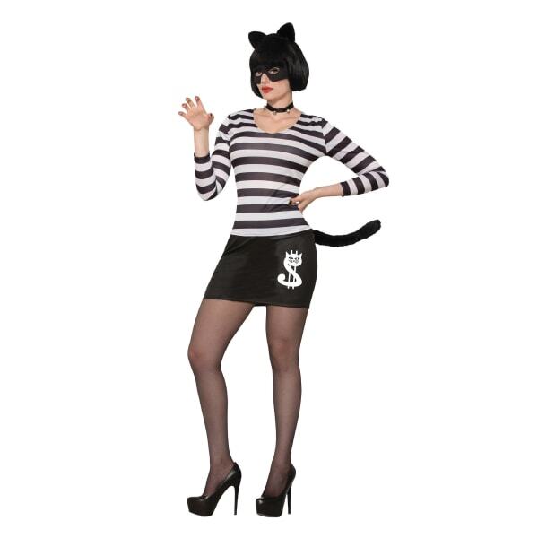 Bristol Novelty Womens Cat Burglar Costume