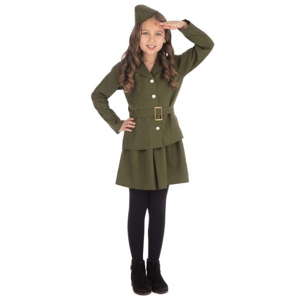 Bristol Novelty Girls WW2 Soldier Costume (S)