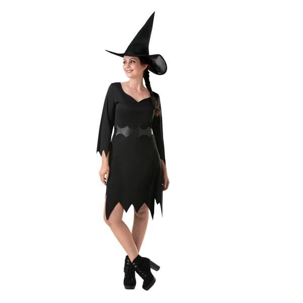 Bristol Novelty Womens Witch Nylon Costume (M)