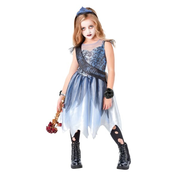 Bristol Novelty Miss Halloween Gothic Costume (7-8 Years)