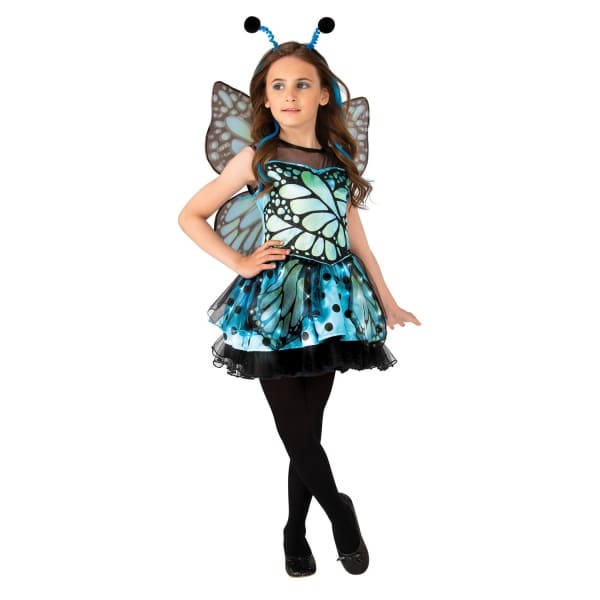 Girls Butterfly LED Light Costume (7-8 Years)