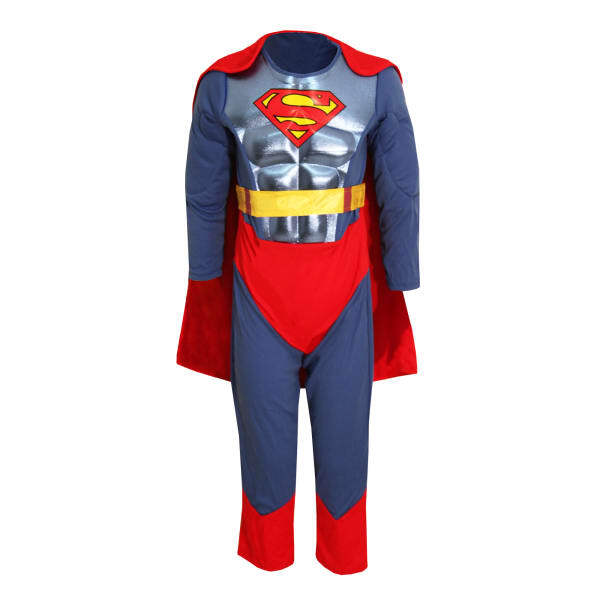 Superman Kids Metallic Costume (L)