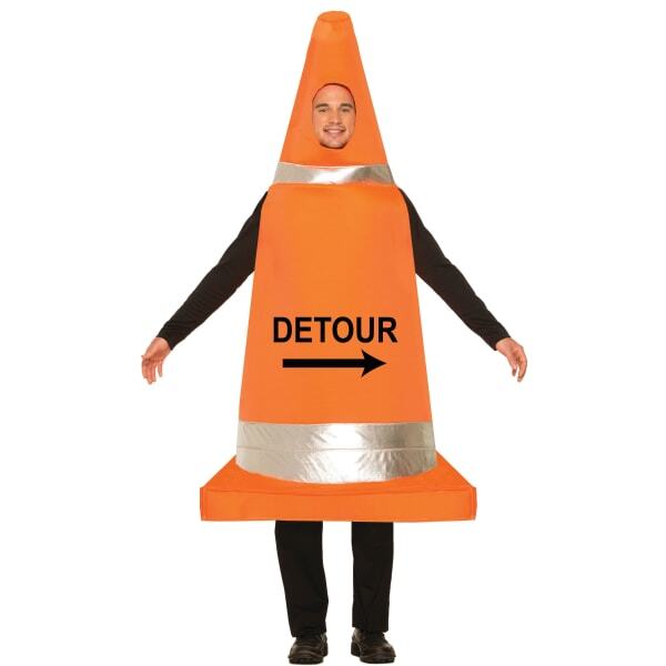 Bristol Novelty Unisex Traffic Cone Costume