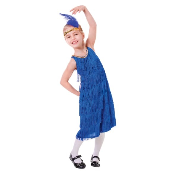 Bristol Novelty rens/Girls Flapper Costume (S)