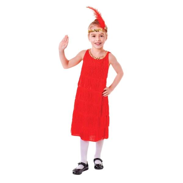 Bristol Novelty rens/Girls Flapper Costume (S)