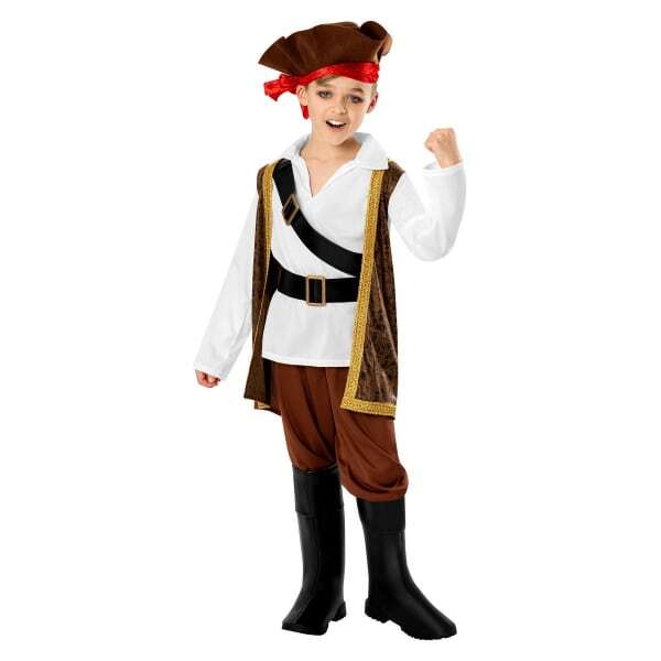 Bristol Novelty Kids Pirate Costume (7-8 Years)