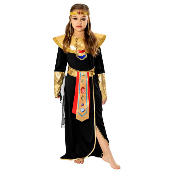 Bristol Novelty Girls Pharaoh Costume (7-8 Years)