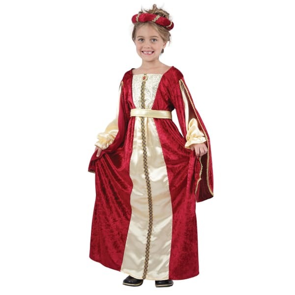 Bristol Novelty rens/Girls Regal Princess Costume (M)