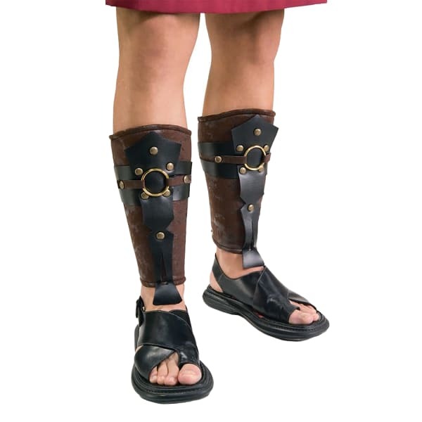 Adult Roman Leg Guard Costume Leg Accessory (Pack of 2)