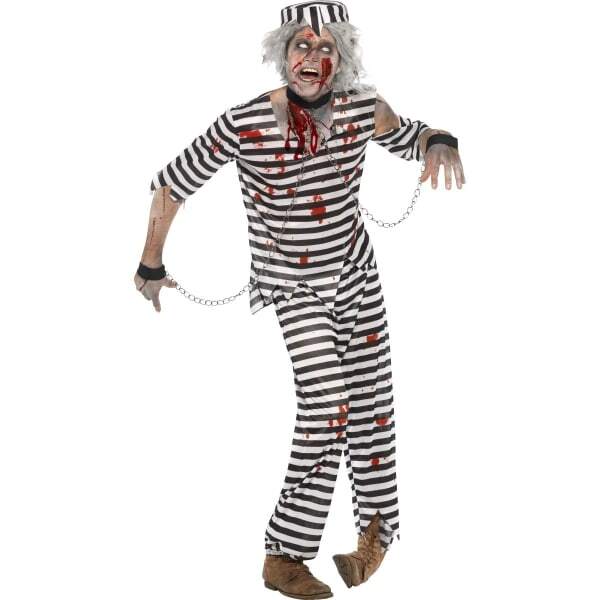 Bristol Novelty Boys Convict Zombie Costume (M)