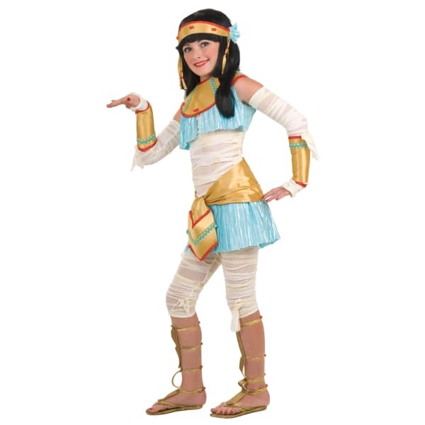 Bristol Novelty Girls Egyptian Ista Mummy Costume (S)