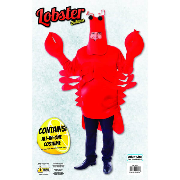 Bristol Novelty Adults Lobster Costume (44in chest)