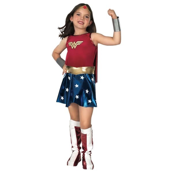 Wonder Woman Girls Deluxe Costume (S)