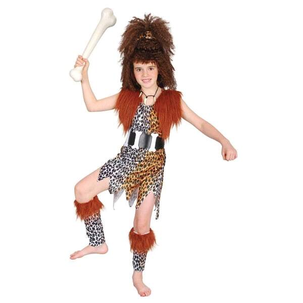 Bristol Novelty Kids Cavegirl Costume (XL)