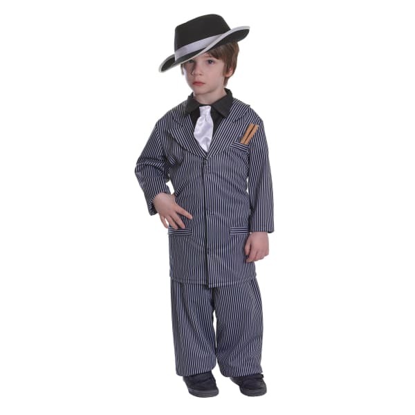 Bristol Novelty rens/Boys Gangster Boy Costume (S)