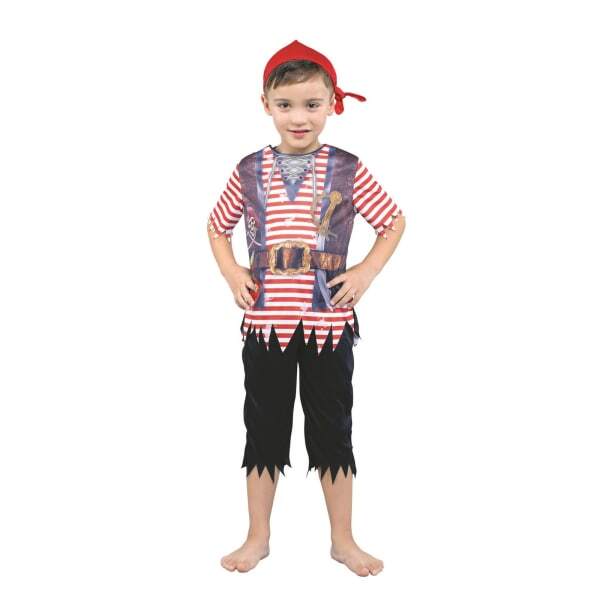 Bristol Novelty Boys Sublimation Pirate Costume (M)