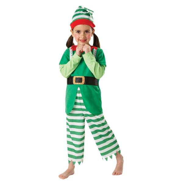 Bristol Novelty Kids Helpful Elf Costume (L)