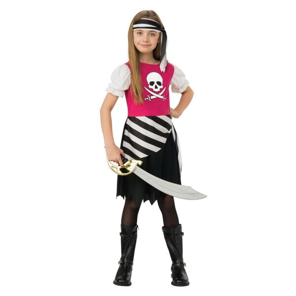 Bristol Novelty Girls Pirate Costume (5-6 Years)