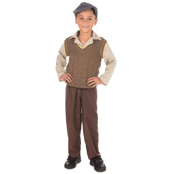 Bristol Novelty Boys Wartime School Boy Costume (M)