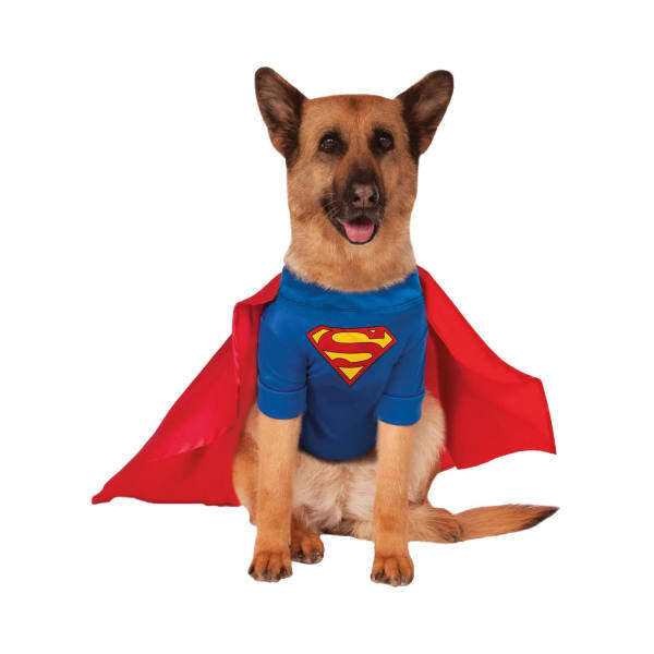 Superman Dog Costume (3XL-35in-38in)