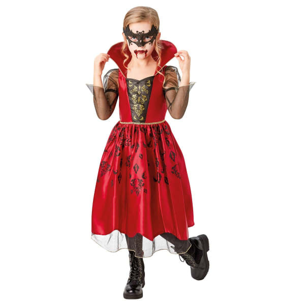 Bristol Novelty Girls Deluxe Vampiress Costume (9-10 Years)