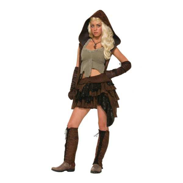 Womens Medieval Rogue Warrior Costume (10-14)