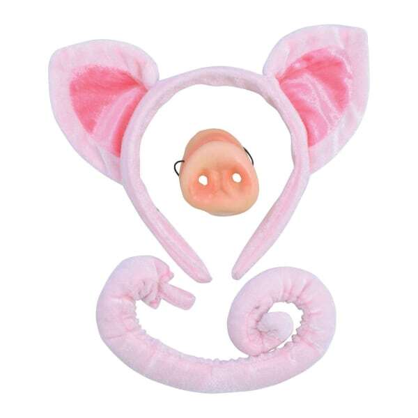 Bristol Novelty Kids Pig Costume Accessories Set