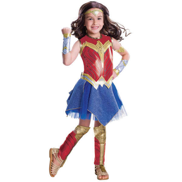 Wonder Woman Girls Deluxe Costume (7-8 Years)