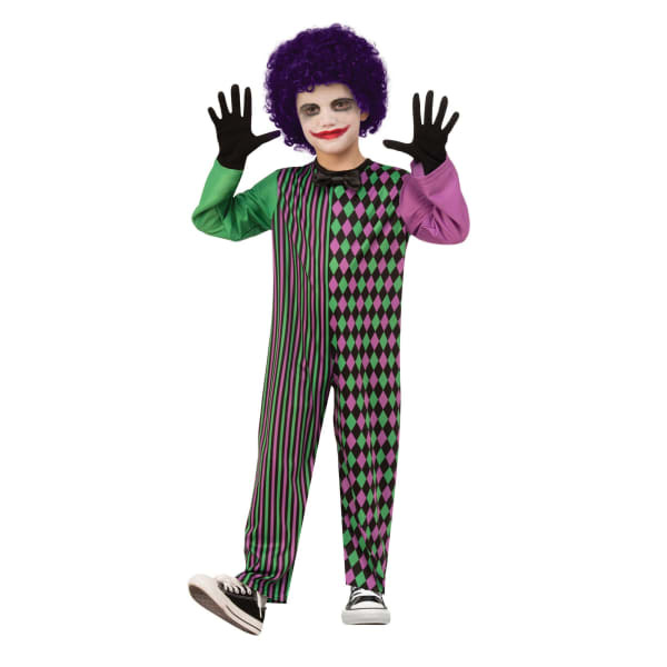 Bristol Novelty Kids Clown Boy Costume (S)