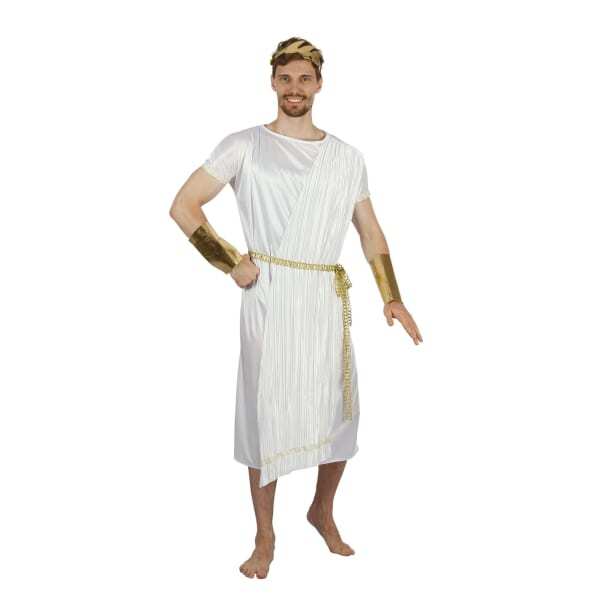 Bristol Novelty Mens Pleated Greek God Costume