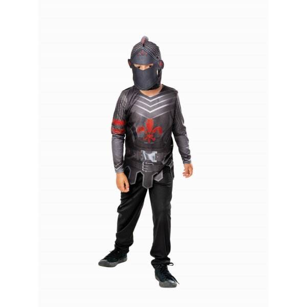 Bristol Novelty Kids Black Knight Costume Set (5-6 Years)