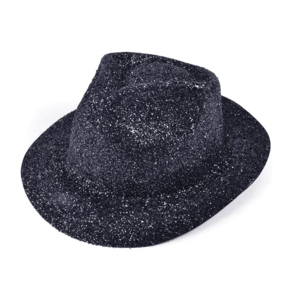 Bristol Novelty Unisex Glitter Trilby Hat