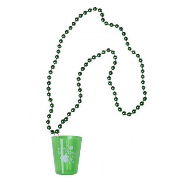 Unique Party Shot Glass St Patricks Day Necklace