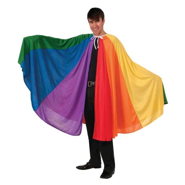 Bristol Novelty Adults Rainbow Cape