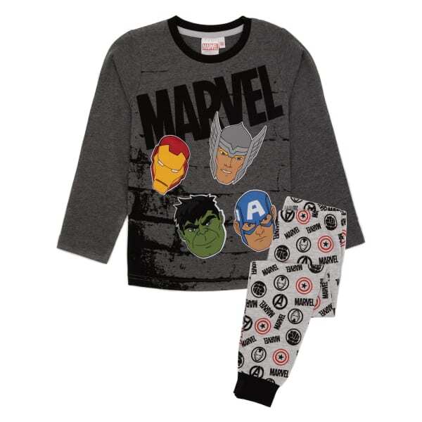 Marvel Avengers Boys Long-Sleeved Pyjama Set (4-5 Years)