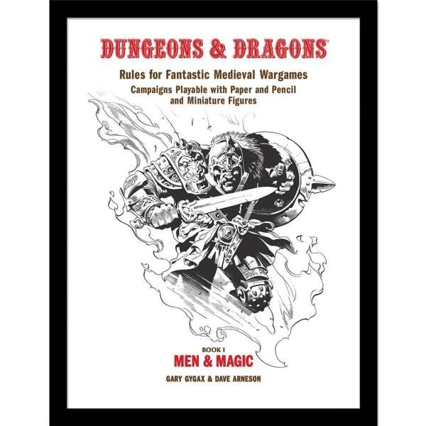 Dungeons & Dragons Men & Magic Framed Poster (40cm x 30cm)