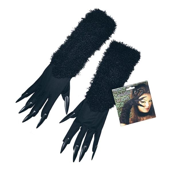 Bristol Novelty Adults Cat Gloves With Claws