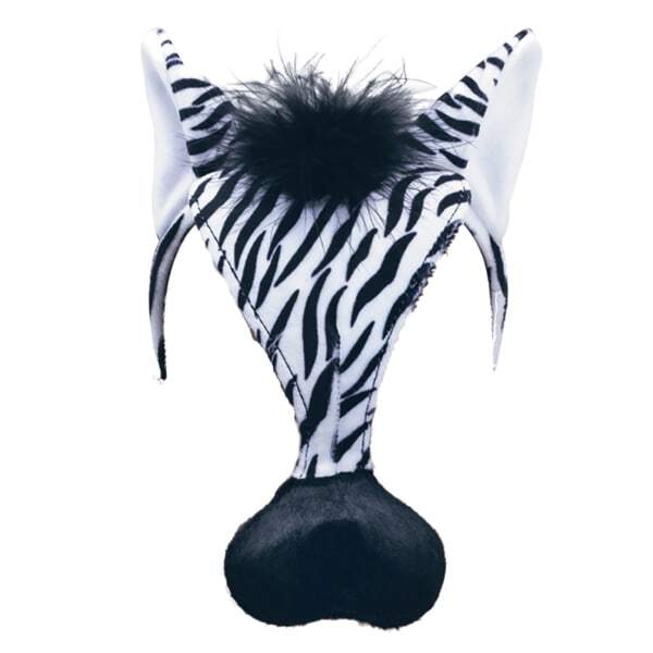 Bristol Novelty Adults Unisex Zebra Mask With Sound